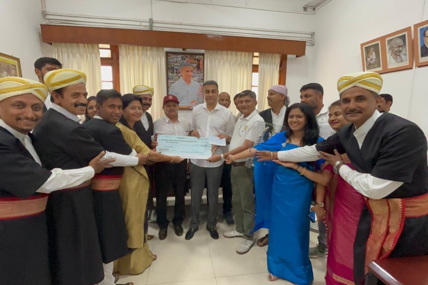 ಮುದ್ದಂಡ ಹಾಕಿ ಉತ್ಸವದ ಒಂದು ಕೋಟಿ ಅನುದಾನದ ಚೆಕ್ ವಿತರಿಸಿದ ಎ.ಎಸ್.ಪೊನ್ನಣ್ಣ