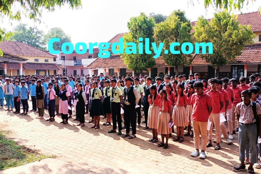 ನಾಪೋಕ್ಲು: ಕೆಪಿಎಸ್ ಶಾಲೆಯಲ್ಲಿ ಯಶಸ್ವಿಯಾಗಿ ನಡೆದ ಮೊದಲದಿನದ ಎಸ್ ಎಸ್ ಎಲ್ ಸಿ ಪರೀಕ್ಷೆ