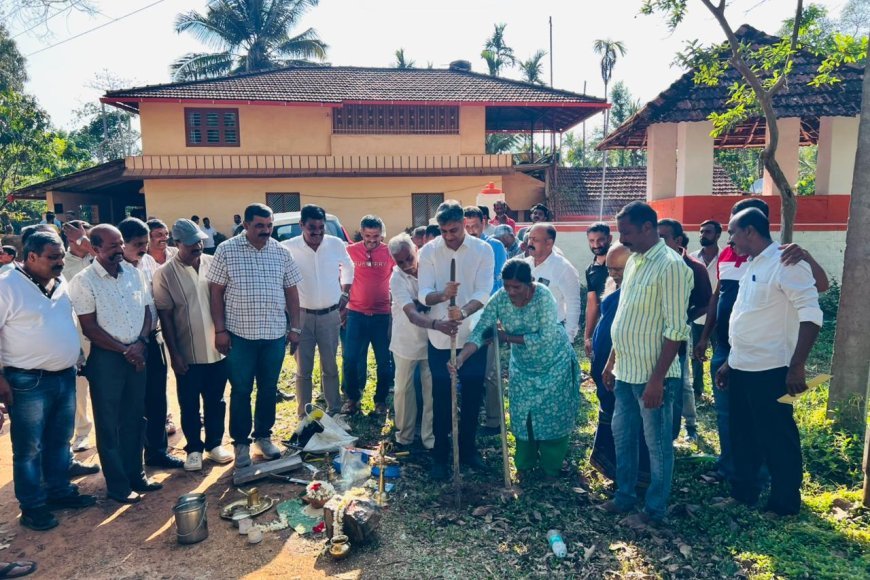 ಬಲ್ಯಮುಂಡೂರು ವ್ಯಾಪ್ತಿಯಲ್ಲಿ ನೂತನ ರಸ್ತೆ ಕಾಮಗಾರಿಗೆ ಶಾಸಕ ಎಎಸ್ ಪೊನ್ನಣ್ಣ ಚಾಲನೆ