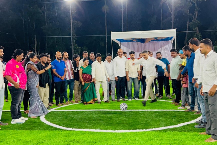 ಹುಂಡಿ ಗ್ರಾಮದಲ್ಲಿ ನೂತನ ಟರ್ಫ್ ಮೈದಾನ ಲೋಕಾರ್ಪಣೆ