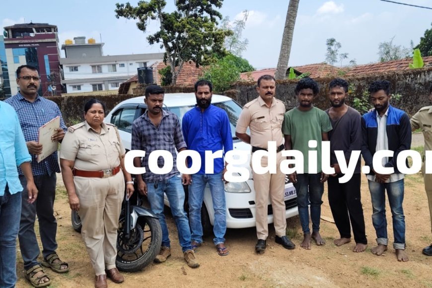 ಕಾಳುಮೆಣಸು ಕಳ್ಳತನ:ಮೂವರ ಬಂಧನ
