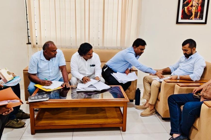 ಶಾಸಕ ಡಾ.ಮಂತರ್ ಗೌಡ ರವರ ನೇತೃತ್ವದಲ್ಲಿ ಕುಶಾಲನಗರ  ಯು.ಜಿ.ಡಿ ಮತ್ತು ಅಮೃತ್ 2 ಕುಡಿಯುವ ನೀರಿನ ಯೋಜನೆಯ ಪ್ರಗತಿ ಪರಿಶೀಲನಾ ಸಭೆ