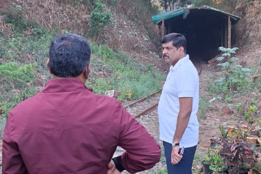 ರಾಜಾಸೀಟು ಉದ್ಯಾನವನಕ್ಕೆ ಜಿಲ್ಲಾಧಿಕಾರಿ ಭೇಟಿ; ಪರಿಶೀಲನೆ