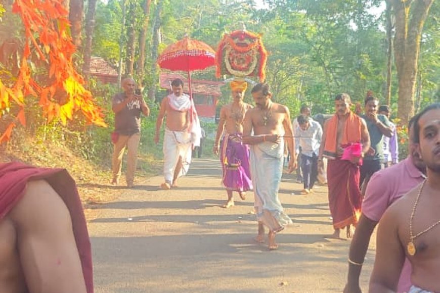 ವಿರಾಜಪೇಟೆ;ಕೆದಮುಳ್ಳೂರು ಶ್ರೀ ಭಗವತಿ ದೇವರ 15 ನೇ ವರ್ಷದ ವಾರ್ಷಿಕ ಮಹೋತ್ಸವ