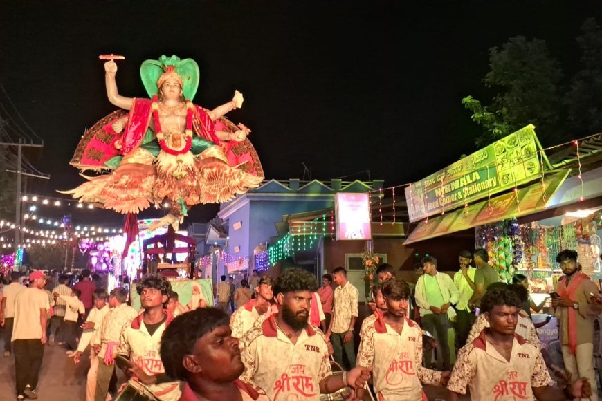 ಸೋಮವಾರಪೇಟೆ; ರಾಮೋತ್ಸವ,ವಿಜೃಂಭಣೆಯ ಶೋಭಾಯಾತ್ರೆಗೆ ವಿದ್ಯುಕ್ತ ತೆರೆ