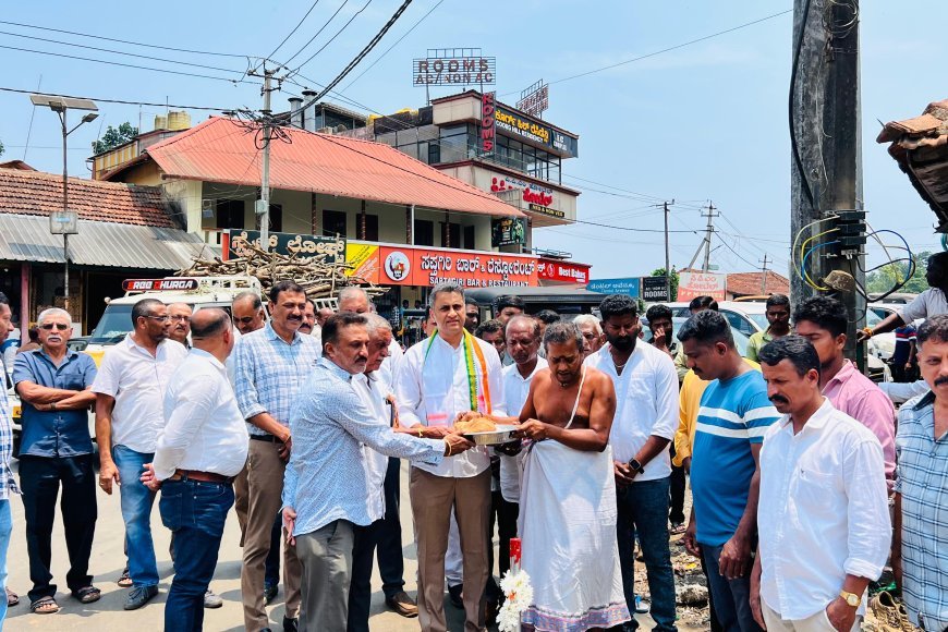 ಕುಟ್ಟ ಗ್ರಾಮ ಪಂಚಾಯತ್ ವ್ಯಾಪ್ತಿಯಲ್ಲಿ 28ಲಕ್ಷ ವೆಚ್ಚದ ರಸ್ತೆ ಕಾಮಗಾರಿಗೆ ಶಾಸಕ ಎಎಸ್ ಪೊನ್ನಣ್ಣ ಚಾಲನೆ