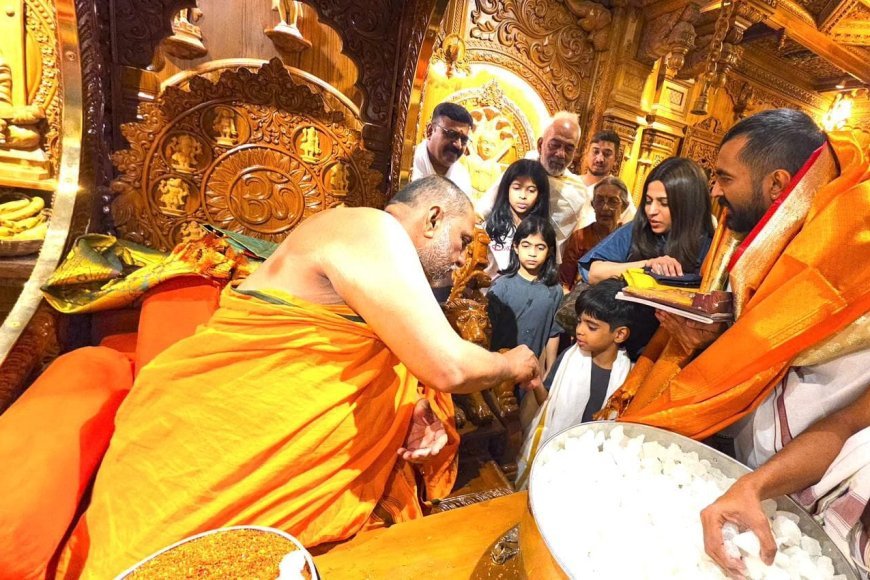 ಶ್ರೀ ಕ್ಷೇತ್ರ ಮಂತ್ರಾಲಯಕ್ಕೆ ಶಾಸಕ ಡಾ.ಮಂತರ್ ಗೌಡ ಭೇಟಿ