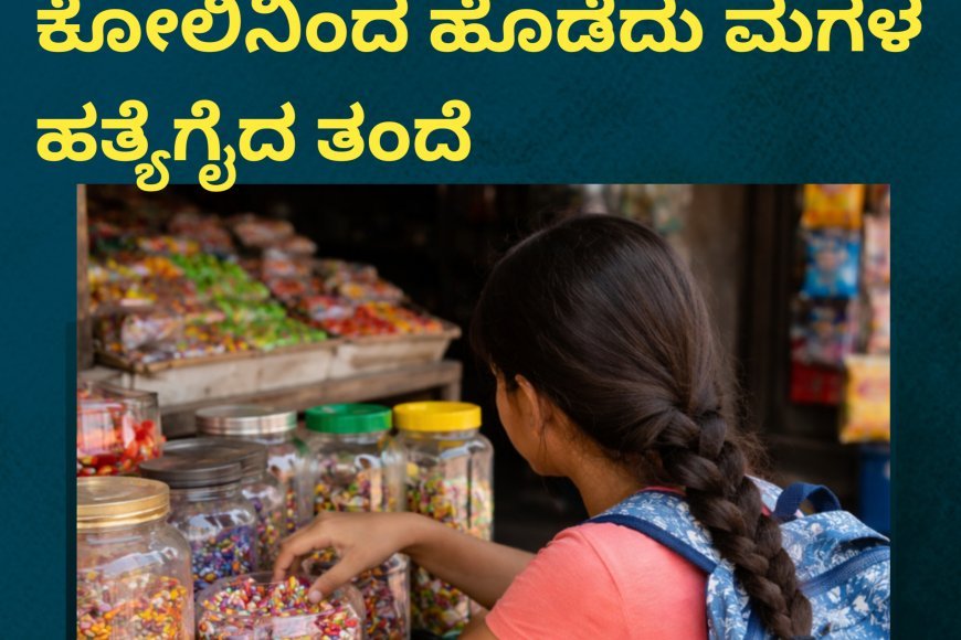 ಅಂಗಡಿಯಲ್ಲಿ ಕ್ಯಾಂಡಿ ಕದ್ದಿದ್ದಕ್ಕೆ ಕೋಲಿನಿಂದ ಹೊಡೆದು ಮಗಳ ಹತ್ಯೆಗೈದ ತಂದೆ