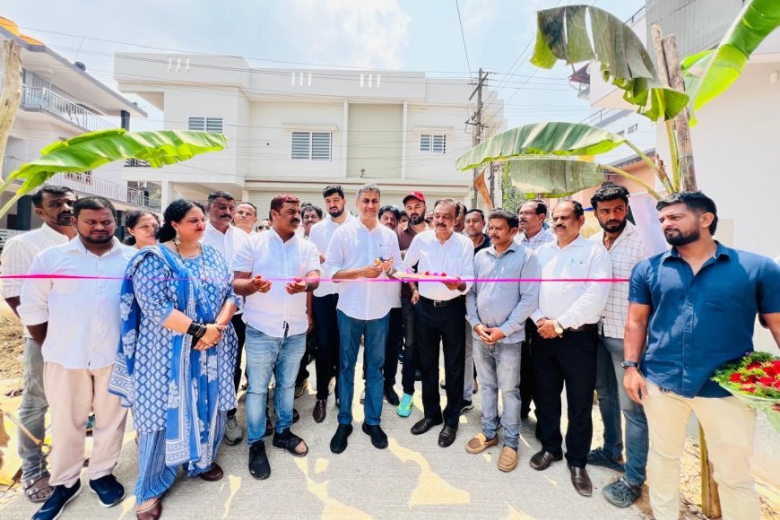 ವಿರಾಜಪೇಟೆ: ಪುರಸಭೆ ವ್ಯಾಪ್ತಿಯಲ್ಲಿ ನೂತನ 9 ಕಾಂಕ್ರೀಟ್ ರಸ್ತೆಗಳ ಉದ್ಘಾಟನೆ