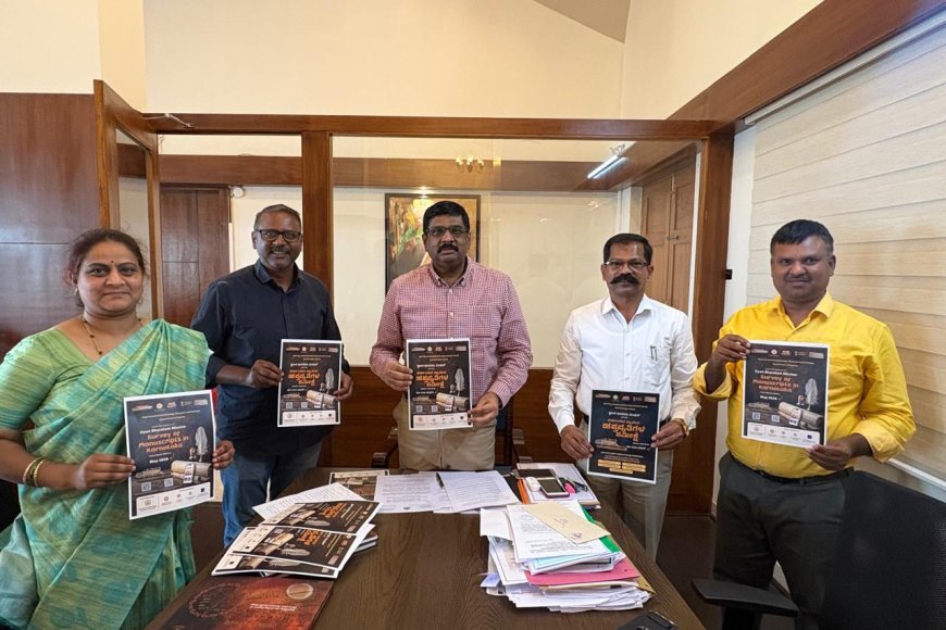 ಪ್ರಾಚೀನ ಹಸ್ತಪ್ರತಿ ಸಮೀಕ್ಷೆಯ ಭಿತ್ತಿಪತ್ರ ಬಿಡುಗಡೆ ಪ್ರಾಚೀನ ಹಸ್ತಪ್ರತಿಗಳ ಸಮೀಕ್ಷೆ/ ಡಿಜಿಟಲೀಕರಣ ಕಾರ್ಯಕ್ಕೆ ಎಲ್ಲರೂ ಕೈಜೋಡಿಸಿ: ಜಿಲ್ಲಾಧಿಕಾರಿ ಸೋಮಶೇಖರ್