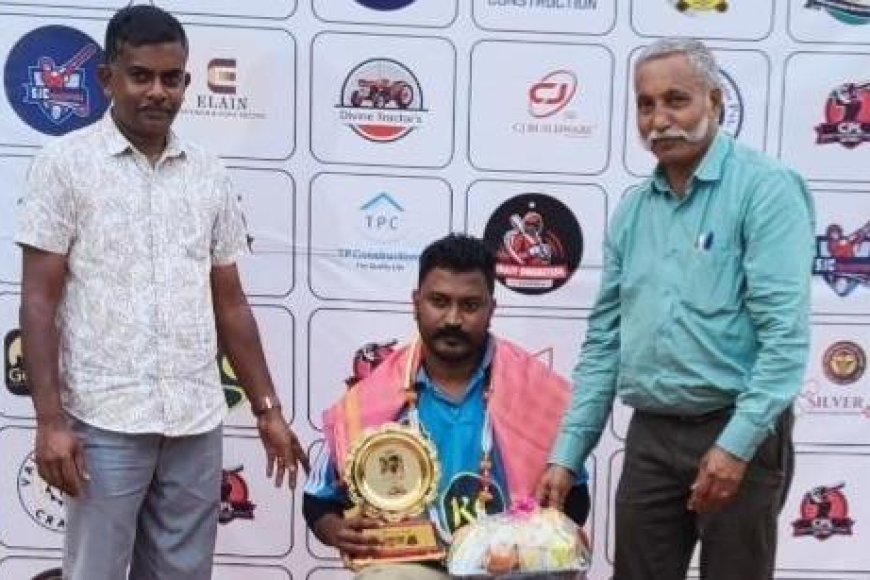 ಸಿಪಿಎಲ್ ಪಂದ್ಯಾವಳಿಯಲ್ಲಿ ಪತ್ರಕರ್ತ ಅಂತೋಣಿ ಅವರಿಗೆ ಸನ್ಮಾನ