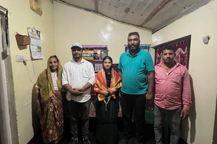 ಡಿಸ್ಟಿಂಕ್ಷನ್ ನಲ್ಲಿ ಉತ್ತೀರ್ಣಳಾದ ಅಫ್ನ ತಸ್ನೀಮಳಿಗೆ ಸನ್ಮಾನ