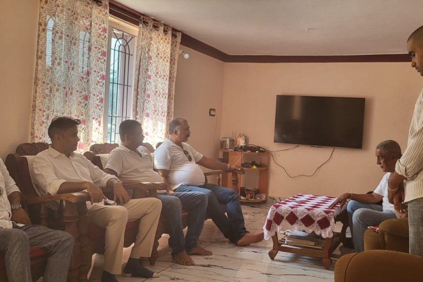 ಕಾಡಾನೆ ದಾಳಿಯಿಂದ ಮೃತಪಟ್ಟ ಬೆಳೆಗಾರನ ಕುಟುಂಬಕ್ಕೆ ಸಾಂತ್ವನ ಹೇಳಿದ ಶಾಸಕ ಪೊನ್ನಣ್ಣ