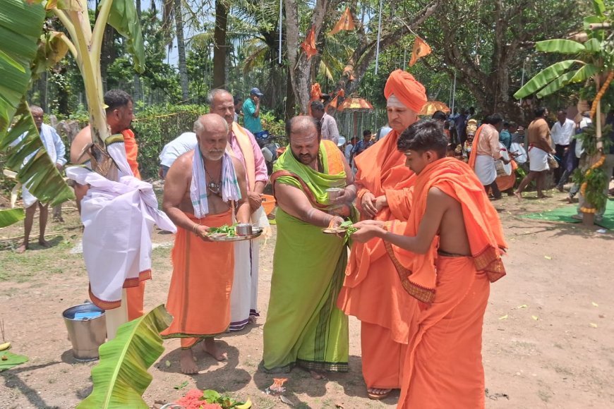 ಹೊಸಪಟ್ಟಣ ಗ್ರಾಮದಲ್ಲಿ ಗ್ರಾಮದೈವ ಬಸವೇಶ್ವರ ಕನ್ನಂಬಾಡಮ್ಮ ದೇವರ ಪೂಜೋತ್ಸವ