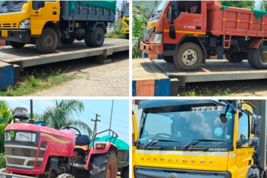 ನಿಯಮ ಉಲ್ಲಂಘನೆ;ಮೂರು ವಾಹನಗಳ ಮೇಲೆ ಪ್ರಕರಣ,ಏಳು ವಾಹನಗಳಿಗೆ ದಂಡ