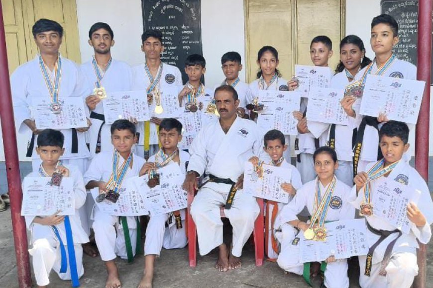 ಅಂತರಾಷ್ಟ್ರೀಯ ಕರಾಟೆಯಲ್ಲಿ ಕೊಡಗಿನ ವಿದ್ಯಾರ್ಥಿಗಳ ಸಾಧನೆ