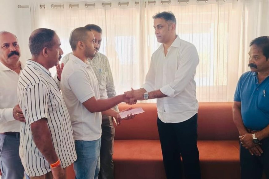 ಆನೆ ದಾಳಿಯಿಂದ ಮೃತಪಟ್ಟ ವ್ಯಕ್ತಿಯ ಕುಟುಂಬಕ್ಕೆ ಚೆಕ್ ಹಸ್ತಾಂತರಿಸಿದ ಶಾಸಕ ಎಎಸ್ ಪೊನ್ನಣ್ಣ