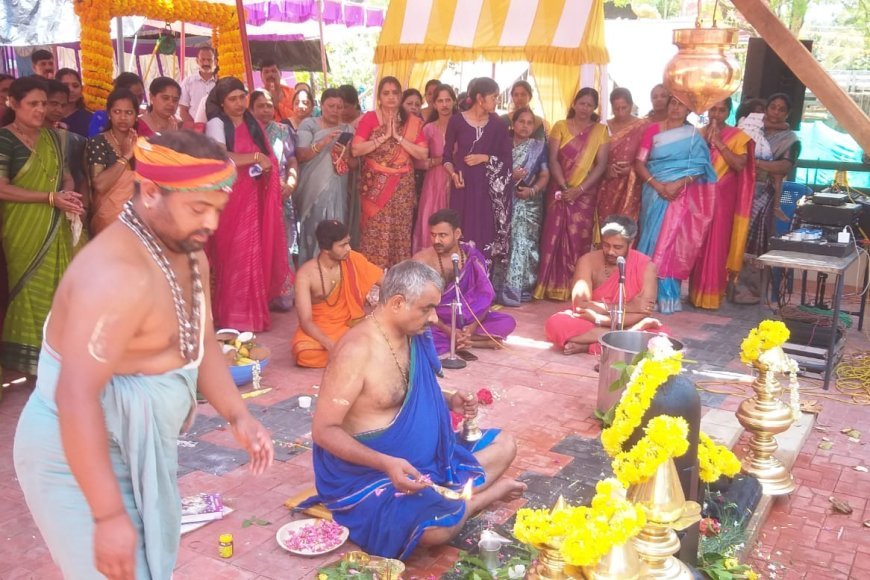 ತಣ್ಣೀರುಹಳ್ಳ ಗ್ರಾಮದ ಬಸವೇಶ್ವರ ದೇವಾಲಯದಲ್ಲಿ ಬ್ರಹ್ಮಕಲಶೋತ್ಸವ