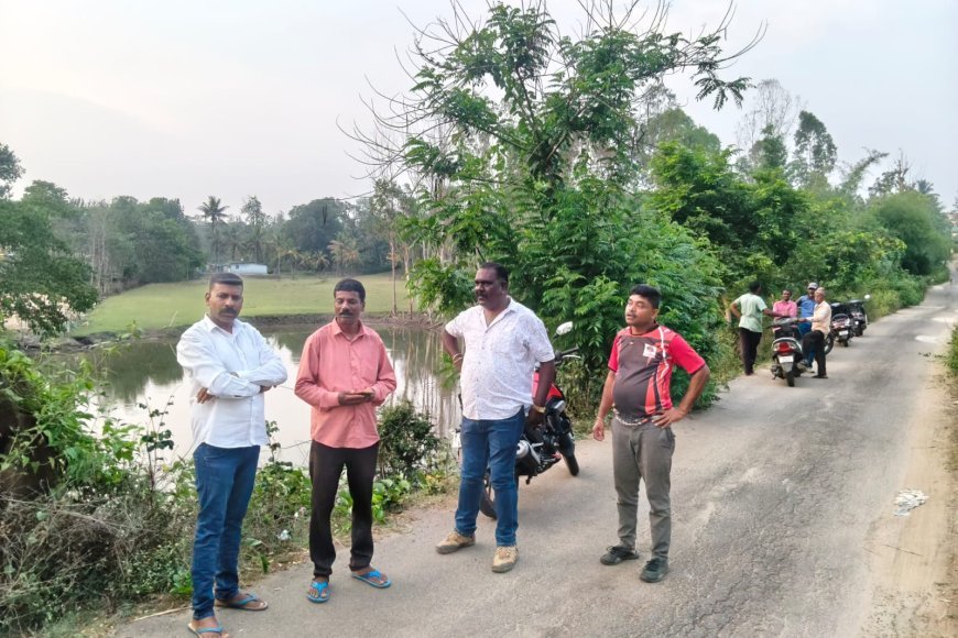 ಕೆರೆಯ ಮಣ್ಣು ಅಕ್ರಮವಾಗಿ ಸಾಗಾಟ;ತಡೆಯೊಡ್ಡಿದ ಗ್ರಾಮಸ್ಥರು
