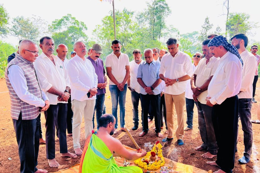 ಪಂದ್ಯಂಡ ನೂತನ್ ಐನ್ ಮನೆ ಕಾಮಗಾರಿಗೆ ಶಾಸಕ ಎಎಸ್ ಪೊನ್ನಣ್ಣ ಚಾಲನೆ