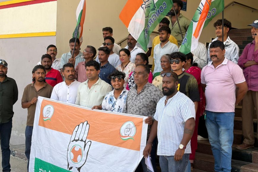 ಗ್ಯಾಸ್ ಬೆಲೆ‌ ಏರಿಕೆ ಖಂಡಿಸಿ ಮಡಿಕೇರಿ ಬ್ಲಾಕ್ ಯುವ ಕಾಂಗ್ರೆಸ್ ಪ್ರತಿಭಟನೆ