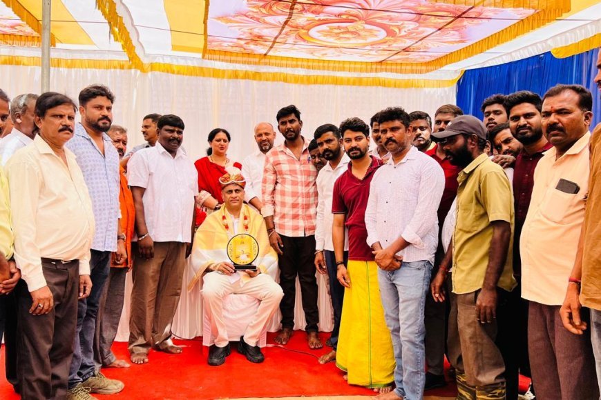 ವಿರಾಜಪೇಟೆ; ತುಳಸಿ ಮಾರಿಯಮ್ಮ ದೇವಸ್ಥಾನಕ್ಕೆ ಶಾಸಕ ಎಎಸ್ ಪೊನ್ನಣ್ಣ ಭೇಟಿ