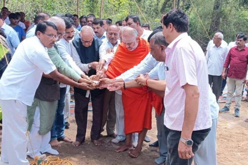 ಶನಿವಾರಸಂತೆಯಲ್ಲಿ ಒಕ್ಕಲಿಗರ ನೂತನ ಸಂಘದ ಕಟ್ಟಡ ನಿರ್ಮಾಣಕ್ಕೆ ಭೂಮಿ ಪೂಜೆ