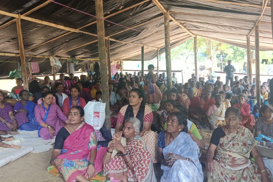 ಕುಂಬೂರು ಪೈಸಾರಿ ಜಾಗದಲ್ಲಿ ನಿವೇಶನಕ್ಕಾಗಿ ಧರಣಿ