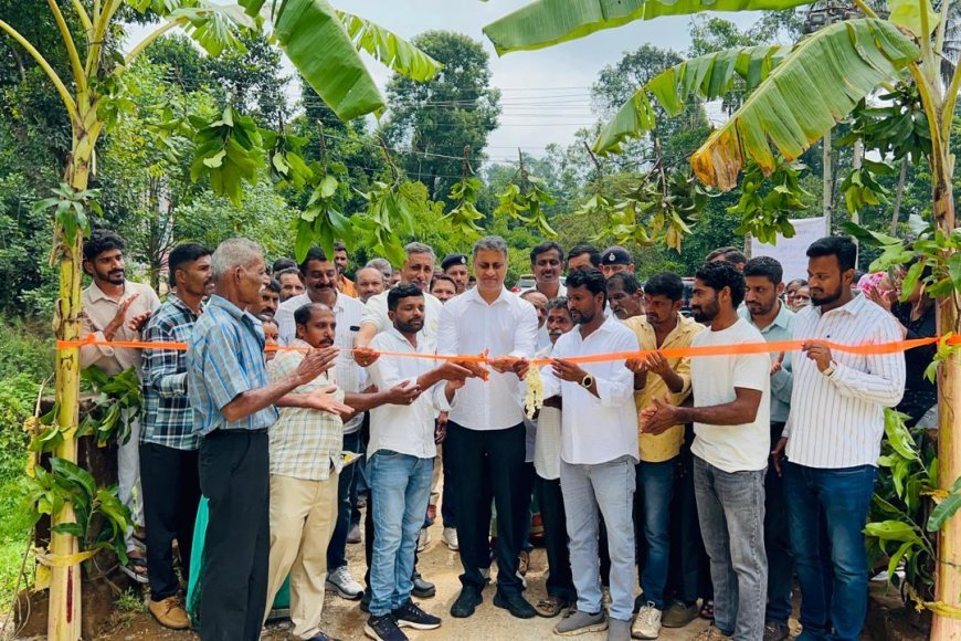 ತೋರ ಗ್ರಾಮದಲ್ಲಿ ನೂತನ ಕಾಂಕ್ರೀಟ್ ರಸ್ತೆ ಉದ್ಘಾಟಿಸಿದ ಶಾಸಕ ಎಎಸ್ ಪೊನ್ನಣ್ಣ