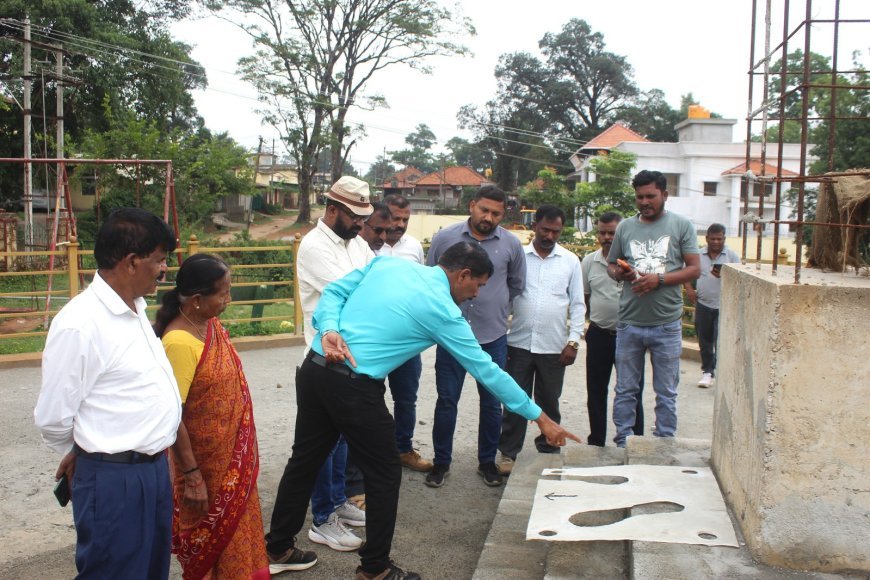 ಮಡಿಕೇರಿ;ಡಾ.ಬಿ.ಆರ್. ಅಂಬೇಡ್ಕರ್ ಪ್ರತಿಮೆ ನಿರ್ಮಾಣ ಸ್ಥಳಕ್ಕೆ ಭೇಟಿ