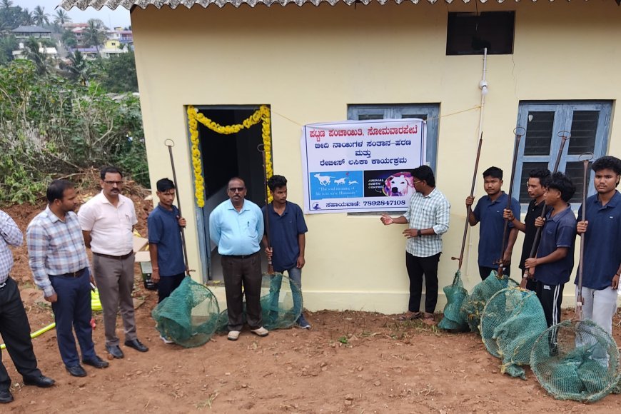 ಸೋಮವಾರಪೇಟೆ:ಬೀದಿ ನಾಯಿಗಳಿಗೆ ಸಂತಾನ ಹರಣ ಚಿಕಿತ್ಸೆ