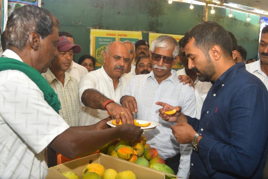 ಮಾವು ಮತ್ತು ಹಲಸು ಮೇಳಕ್ಕೆ ಶಾಸಕರಾದ ಡಾ.ಮಂತರ್ ಗೌಡ ಚಾಲನೆ