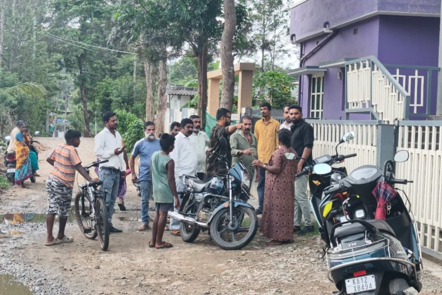 ಸುಂದರನಗರ: ರಸ್ತೆಗೆ ತ್ಯಾಜ್ಯ ನೀರು ಬಿಡುಗಡೆ, ಸಾರ್ವಜನಿಕರಿಂದಲೇ ಕ್ರಮ