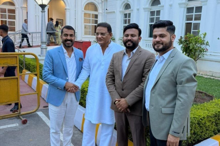 ಭಾರತ ಕ್ರಿಕೆಟ್ ತಂಡದ ಮಾಜಿ ನಾಯಕ ಮೊಹಮ್ಮದ್ ಅಝರುದ್ದೀನ್ ಅವರನ್ನು ಭೇಟಿ ಮಾಡಿದ ಶಾಸಕ ಡಾ.ಮಂತರ್ ಗೌಡ