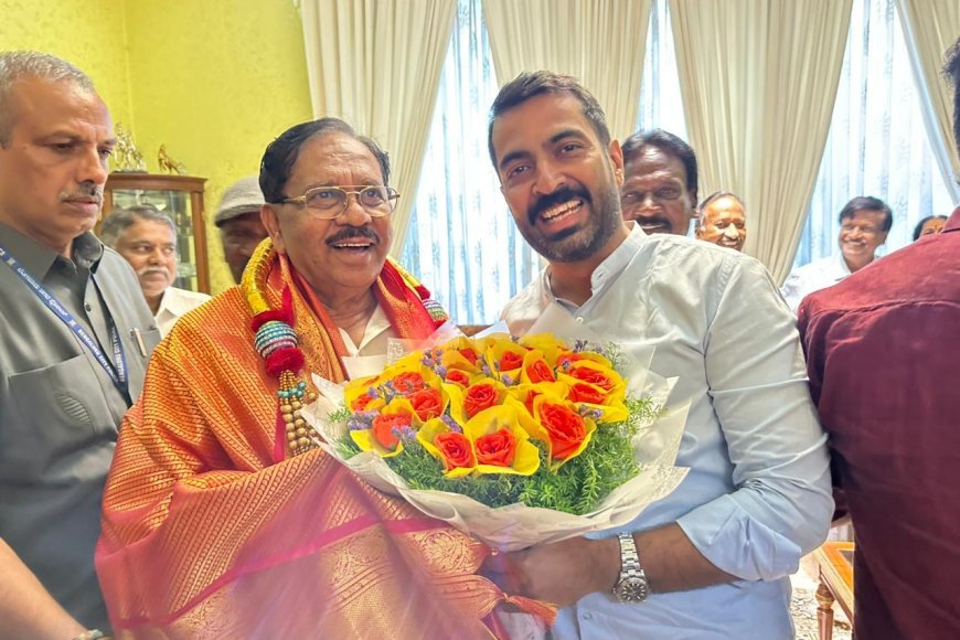 ಉಪಮುಖ್ಯಮಂತ್ರಿ ಡಾ.ಜಿ ಪರಮೇಶ್ವರ್ ಅವರನ್ನು ಭೇಟಿಮಾಡಿದ ಶಾಸಕ ಡಾ.ಮಂತರ್ ಗೌಡ
