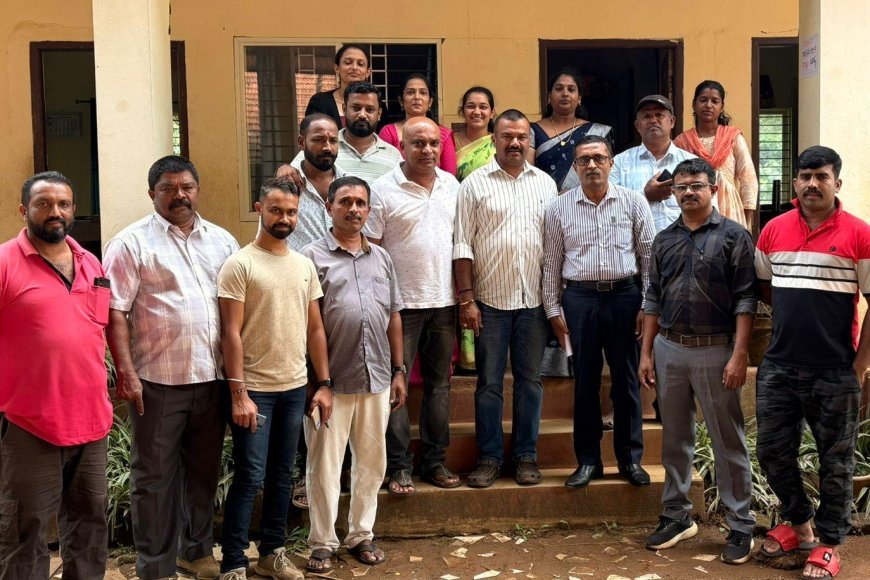 ಮರಗೋಡು ಸರ್ಕಾರಿ ಮಾದರಿ ಶಾಲೆ ಪರಿಶೀಲನೆ ನಡೆಸಿದ ಕ್ಷೇತ್ರ ಶಿಕ್ಷಣಾಧಿಕಾರಿ ಮಹೇಶ್