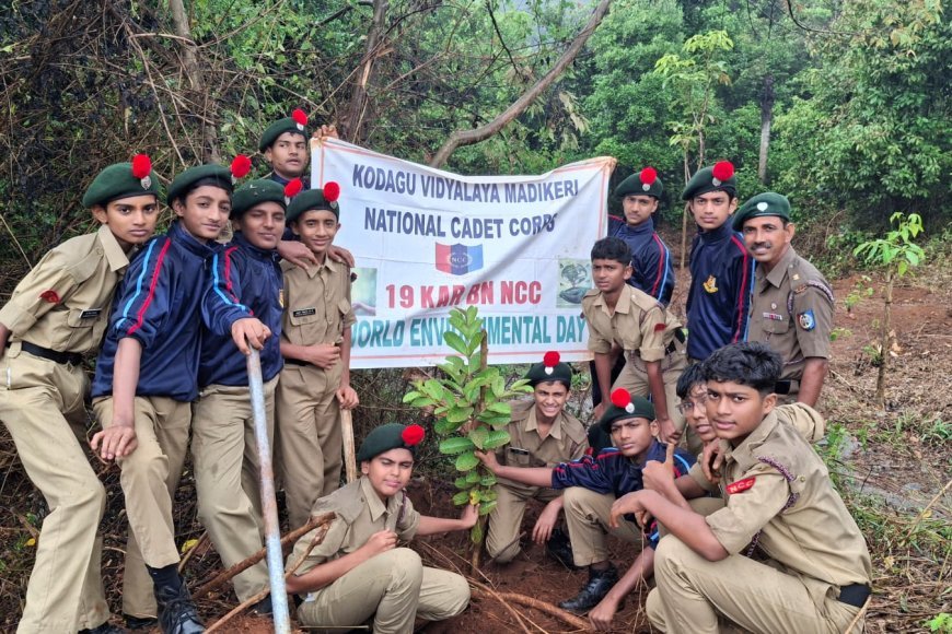 ಕೊಡಗು ವಿದ್ಯಾಲಯದಲ್ಲಿ  ವಿಶ್ವ ಪರಿಸರ ದಿನಾಚರಣೆ