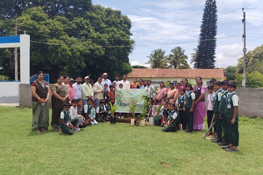 ಹೆಬ್ಬಾಲೆ : ಎಆರ್ ಪಬ್ಲಿಕ್ ಶಾಲೆಯಲ್ಲಿ ಪರಿಸರ ದಿನಾಚರಣೆ