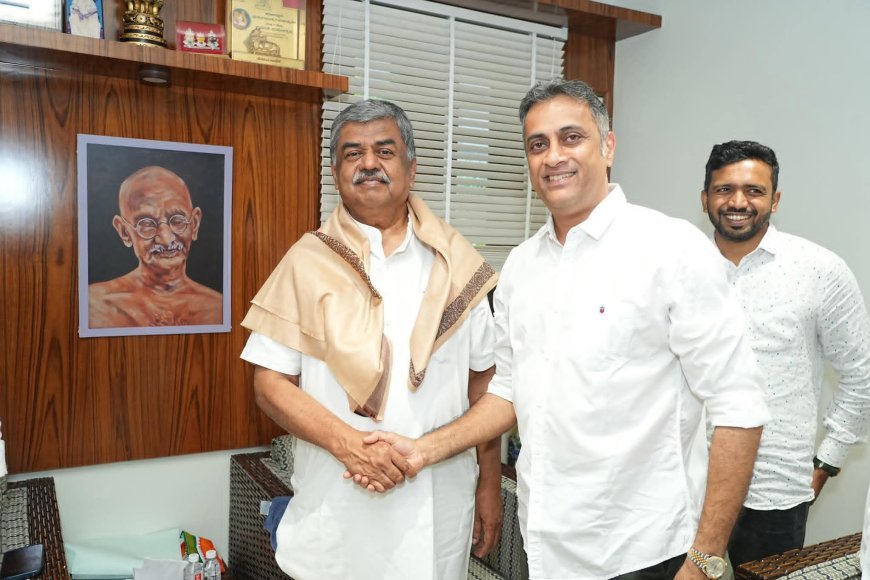 ಕೆಪಿಸಿಸಿ ನೂತನ ಅಧ್ಯಕ್ಷರಾಗದ ಬಿ.ಕೆ ಹರಿಪ್ರಸಾದ್ ಅವರನ್ನ ಭೇಟಿಯಾದ ಶಾಸಕ ಎಎಸ್ ಪೊನ್ನಣ್ಣ