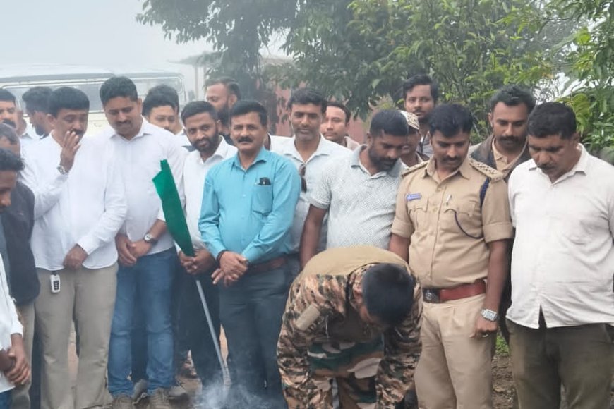 ಪ್ರವಾಸಿತಾಣ ಮಾಂದಲಪಟ್ಟಿಗೆ 60 ಲಕ್ಷ ರೂ ವೆಚ್ಚದಲ್ಲಿ ಸುಸಜ್ಜಿತ ರಸ್ತೆ;ಶಾಸಕ ಡಾ ಮಂತರ್ ಗೌಡ ನಿರ್ದೇಶನದ ಮೇರೆಗೆ ರಸ್ತೆ ನಿರ್ಮಾಣ