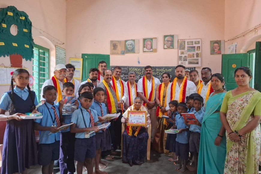 ಕರ್ನಾಟಕ ರಕ್ಷಣಾ ವೇದಿಕೆ ಸ್ವಾಭಿಮಾನಿ ಬಣದ ವತಿಯಿಂದ ವಿದ್ಯಾರ್ಥಿಗಳಿಗೆ ಉಚಿತ ನೋಟ್ ಪುಸ್ತಕ ವಿತರಣೆ