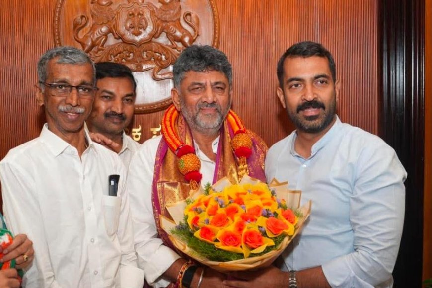 ಮುಖ್ಯಮಂತ್ರಿ ಡಿಕೆ ಶಿವಕುಮಾರ್ ಅವರನ್ನು ಭೇಟಿಯಾದ ಶಾಸಕ ಡಾ. ಮಂತರ್ ಗೌಡ