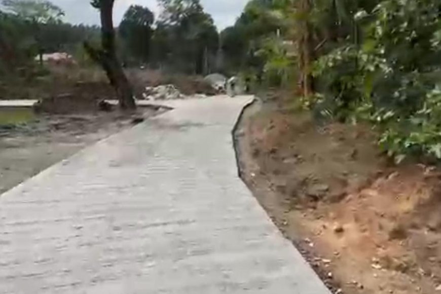 ಮಾಲಂಬಿ ರಸ್ತೆ ಕಾಂಕ್ರೀಟ್ ಕಾಮಗಾರಿ ಪೂರ್ಣ
