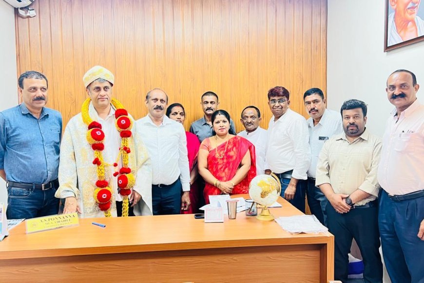 ಶಾಸಕ ಎ.ಎಸ್  ಪೊನ್ನಣ್ಣಗೆ ಶಿಕ್ಷಕರ ಸಂಘದ ನೂತನ ಪದಾಧಿಕಾರಿಗಳಿಂದ ಸನ್ಮಾನ