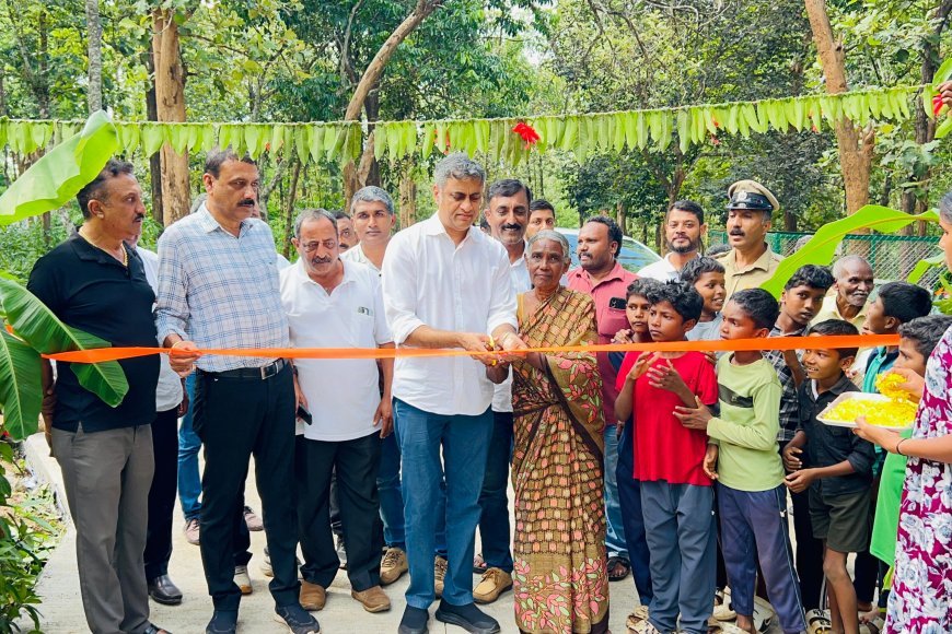 ಕೆ.ಬಾಡಗ ಗ್ರಾಮದಲ್ಲಿ 47 ಲಕ್ಷ ರೂ. ವೆಚ್ಚದ ರಸ್ತೆ ಕಾಮಗಾರಿ ಲೋಕಾರ್ಪಣೆಗೊಳಿಸಿದ ಶಾಸಕ ಎಎಸ್ ಪೊನ್ನಣ್ಣ