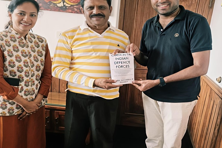 ಕೆರಿಯರ್ ಇನ್ ದ ಇಂಡಿಯನ್ ಡಿಫೆನ್ಸ್ ಫೋರ್ಸ್' ಕೃತಿ ಅರ್ಪಣೆ