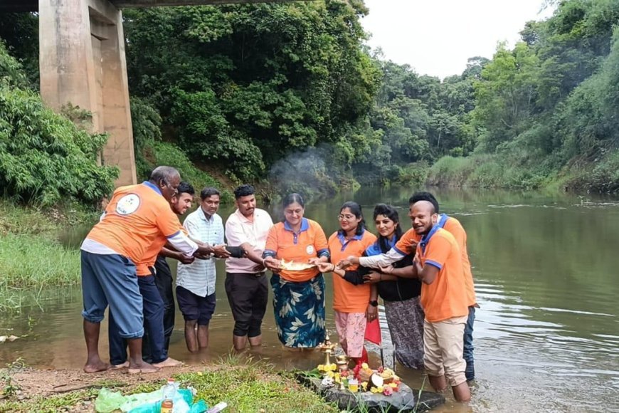 ಹುಣ್ಣಿಮೆಯ ಅಂಗವಾಗಿ ನಾಪೋಕ್ಲುವಿನಲ್ಲಿ ಜೀವನದಿ ಕಾವೇರಿಗೆ ಶ್ರೀ ಕ್ಷೇತ್ರಧರ್ಮಸ್ಥಳ ಸಂಘದಿಂದ ಮಹಾ ಆರತಿ ಕಾರ್ಯಕ್ರಮ