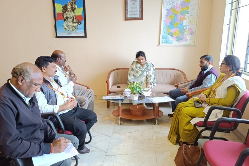 ಕನ್ನಡ ಜಾಗೃತಿ ಸಮಿತಿ ಸಭೆ ನಾಮಫಲಕದಲ್ಲಿ ಶೇ.60 ರಷ್ಟು ಕನ್ನಡ ಭಾಷೆ ಬಳಕೆ ಕಡ್ಡಾಯ: ಸಹನಾ ಹಾದಿಮನಿ