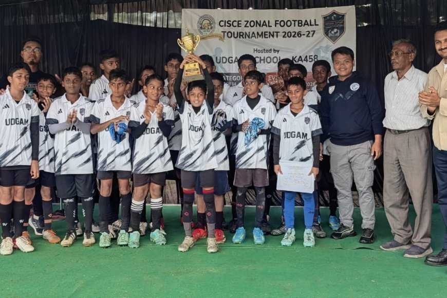 ಉದ್ಗಮ್ ಶಾಲೆಯಲ್ಲಿ ವಲಯ ಮಟ್ಟದ ಫುಟ್ಬಾಲ್ ಕ್ರೀಡಾಕೂಟ