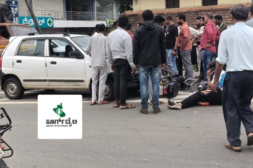 ಕುಶಾಲನಗರ:ಸರಣಿ ಅಪಘಾತ, ವಾಹನಗಳು ಜಖಂ
